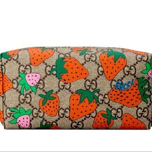 Gucci Strawberry cosmetic case Multiple colors